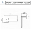 Lexora Home Bagno Lucido 4-Piece Bathroom Accessory Set in Matte Black