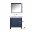 Lexora Home Jacques 36