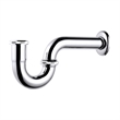 Lexora Home Scarico P-Trap For Bathroom in Chrome