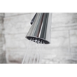 Lexora Home Furio Brass Kitchen Faucet with Pull Out Sprayer in Chrome