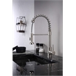 Lexora Home Lanuvio Brass Kitchen Faucet with Pull Out Sprayer in Chrome