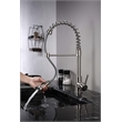 Lexora Home Lanuvio Brass Kitchen Faucet with Pull Out Sprayer in Chrome