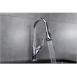 Lexora Home Garbatella Brass Kitchen Faucet with Pull Out Sprayer in Chrome