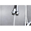 Lexora Home Garbatella Brass Kitchen Faucet with Pull Out Sprayer in Chrome