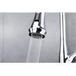 Lexora Home Garbatella Brass Kitchen Faucet with Pull Out Sprayer in Chrome