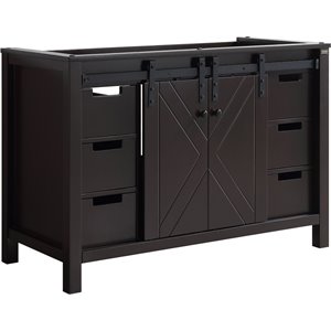 Lexora Home Marsyas 48&quot Vanity Cabinet in Brown