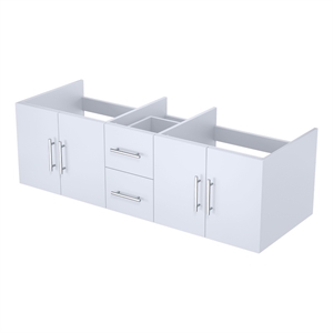 Lexora Home Geneva 60&quot Vanity Cabinet in Glossy White