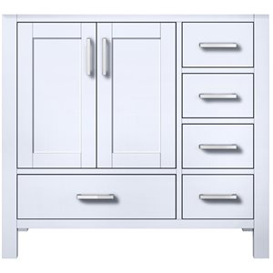 Lexora Home Jacques 36&quot Vanity Cabinet in White