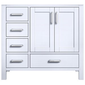 Lexora Home Jacques 36&quot Vanity Cabinet in White