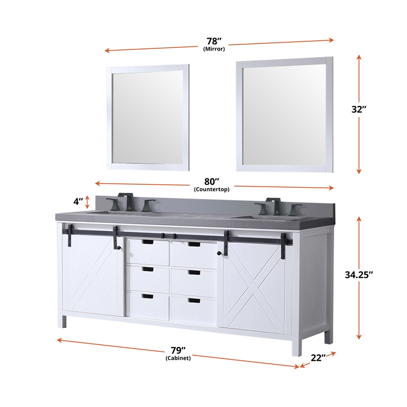 Lexora Home Marsyas 80