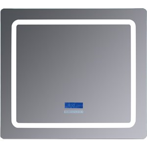 Lexora Home Caldona 36&quot x 36&quot LED Mirror with Defogger