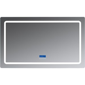 Lexora Home Caldona 60&quot x 36&quot LED Mirror with Defogger