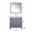 Lexora Home Jacques 36