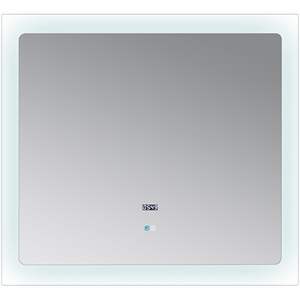 Lexora Home Lugano 36&quot x 32&quot LED Mirror with Defogger