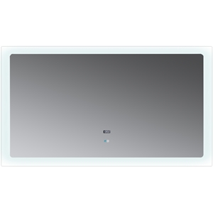Lexora Home Lugano 60&quot x 32&quot LED Mirror with Defogger