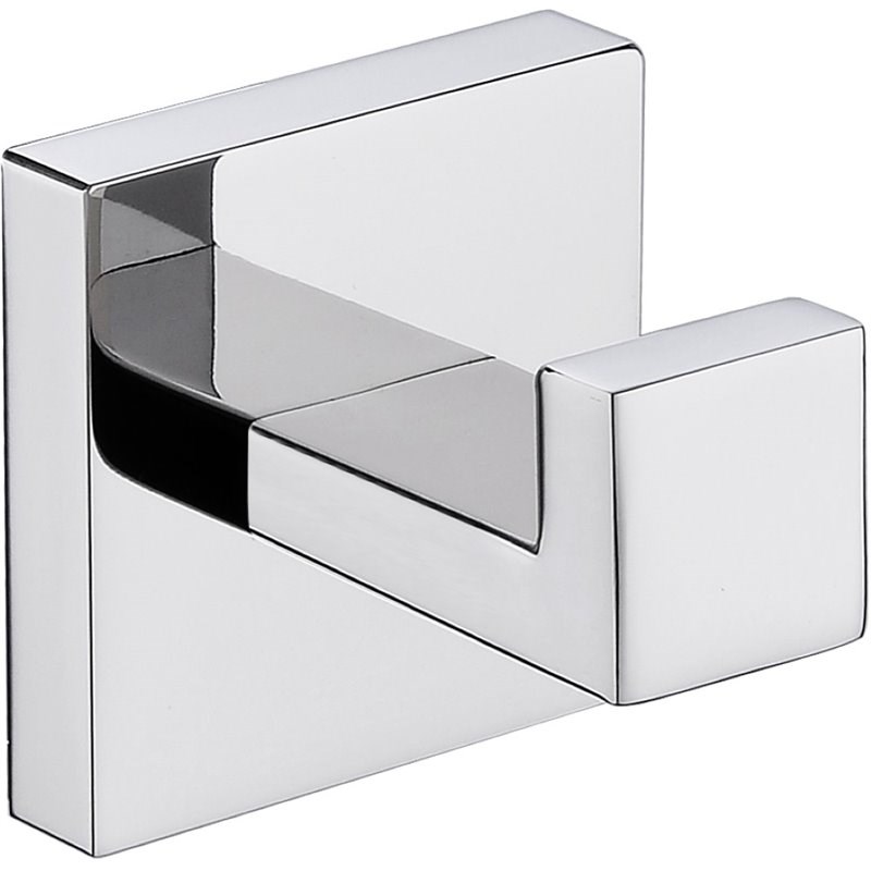 Lexora Home Bagno Lucido Stainless Steel Robe Hook in Chrome