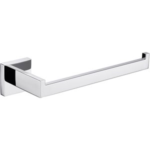 Lexora Home Bagno Lucido Stainless Steel Towel Holder in Chrome