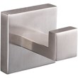 Lexora Home Bagno Lucido Stainless Steel Robe Hook in Satin Nickel