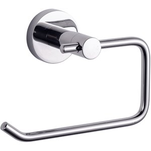 Lexora Home Bagno Nera Stainless Steel Toilet Paper Holder in Chrome