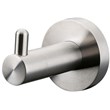 Lexora Home Bagno Nera Stainless Steel Robe Hook in Satin Nickel