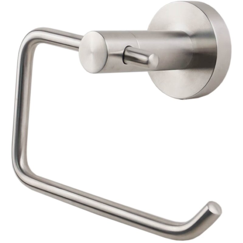 Lexora Home Bagno Nera Stainless Steel Toilet Paper Holder in Satin Nickel