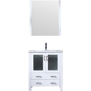 Lexora Home Volez 30&quot Single Vanity in White