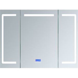 Lexora Home Lesina 48&quot x 36&quot LED Medicine Cabinet with Defogger
