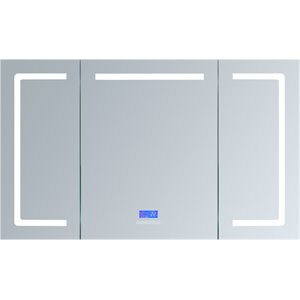 Lexora Home Lesina 60&quot x 36&quot LED Medicine Cabinet with Defogger