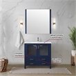 Lexora Home Volez 36