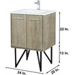 Lexora Home Lancy 24