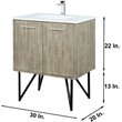 Lexora Home Lancy 30