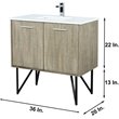 Lexora Home Lancy 36