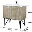 Lexora Home Lancy 36