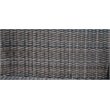 Acapulco Aluminum Frame Coffee Table in Two-Tone Gray
