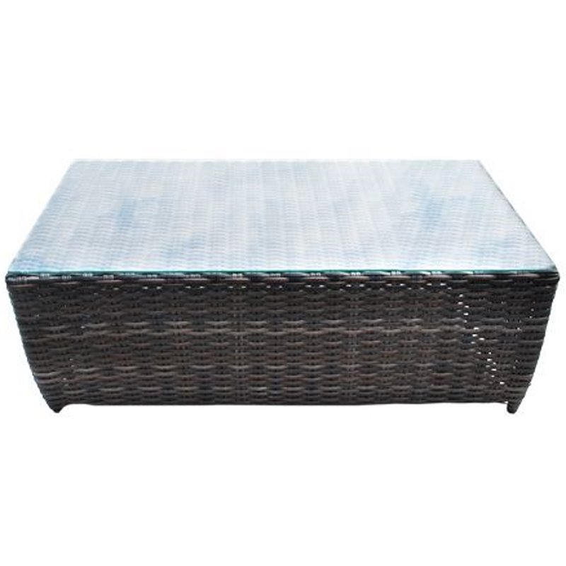 Acapulco Aluminum Frame Coffee Table in Two-Tone Gray