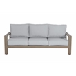 Aruba Aluminum Frame Deep Seating Sofa Set in Handpainted Taupe