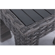Bora Bora Two-Tone Wicker Rattan End Table