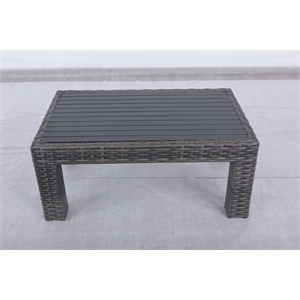 Bora Bora Two-Tone Wicker Rattan Coffee Table