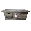 Timber Fiber Reinforced Concrete Firepit in Two-Tone Gray