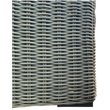 Tulum Two-Tone Dark Beige Aluminum Frame Arm Chair in Silver Cushions