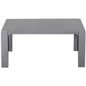 Cabo Aluminum Frame Coffee Table in Gray