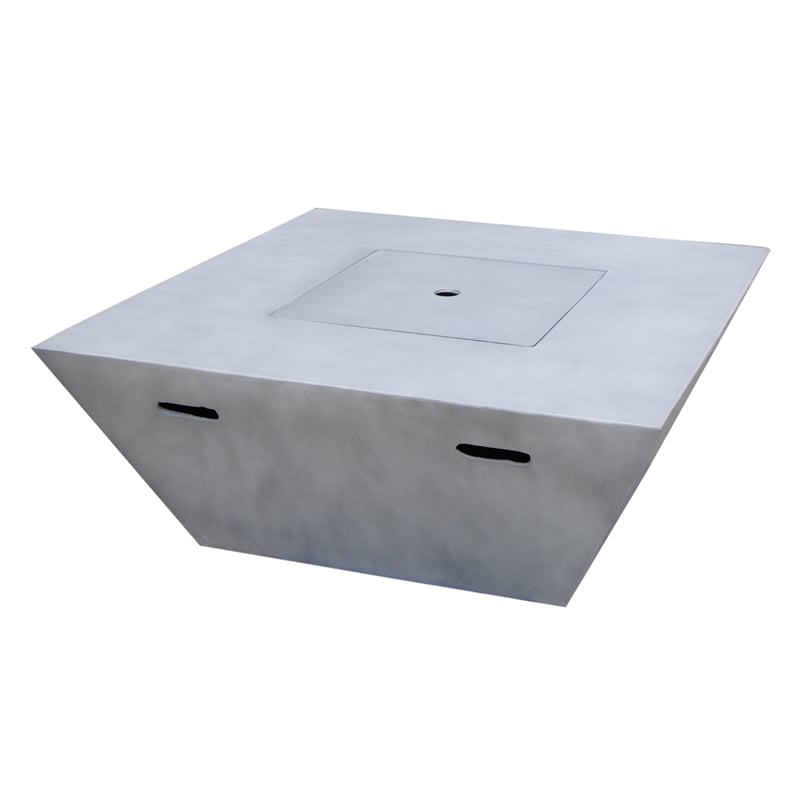 Teva Furniture Joshua GRC Firepit with Stainless Steel Burner