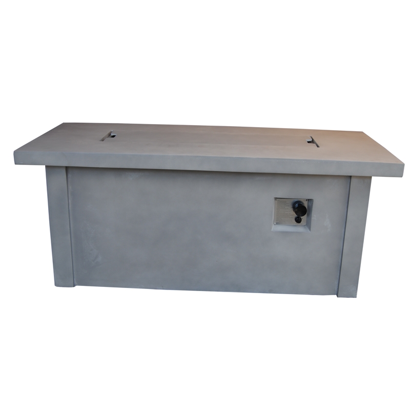 Teva  Furniture Santa Fe GRC Firepit with Stainless Steel Burner