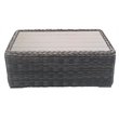 Teva Furniture Monterey Wicker / Rattan Coffee Table in Brown/Beige
