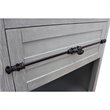 Plantation Single Rectangle Sink Solid Wood Vanity in Gray Ash