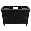 48 in. Single Wooden Vanity  Dark Gray Cabinet Only