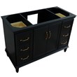 48 in. Single Wooden Vanity  Dark Gray Cabinet Only