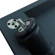 48 in. Single Wooden Vanity  Dark Gray Cabinet Only