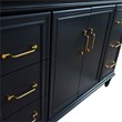 48 in. Single Wooden Vanity  Dark Gray Cabinet Only