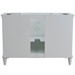 48 in. Single Wooden Vanity  White Finish Cabinet Only